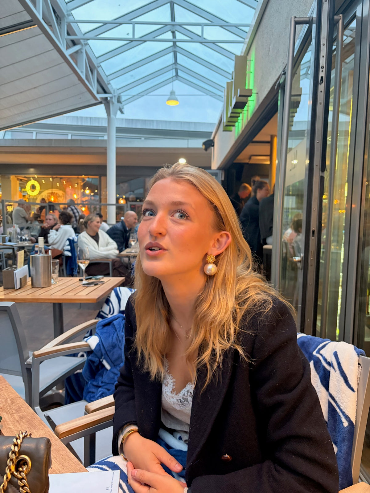 Johanna - dunkel grüne Perle