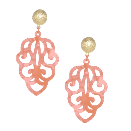 CLIP Bow Muschel Peach Rosa