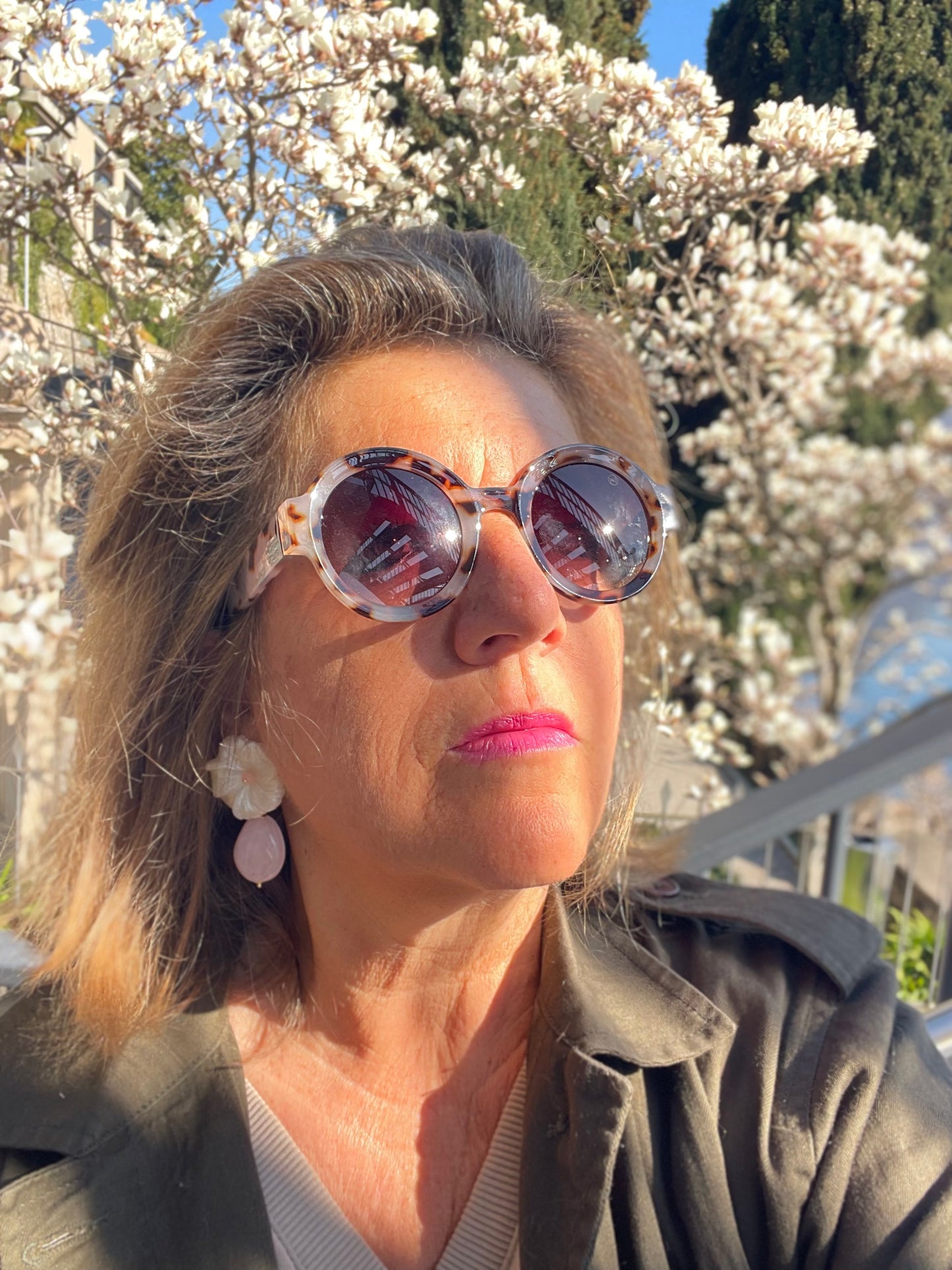 Clip creme Hebe mit farbenen Candy