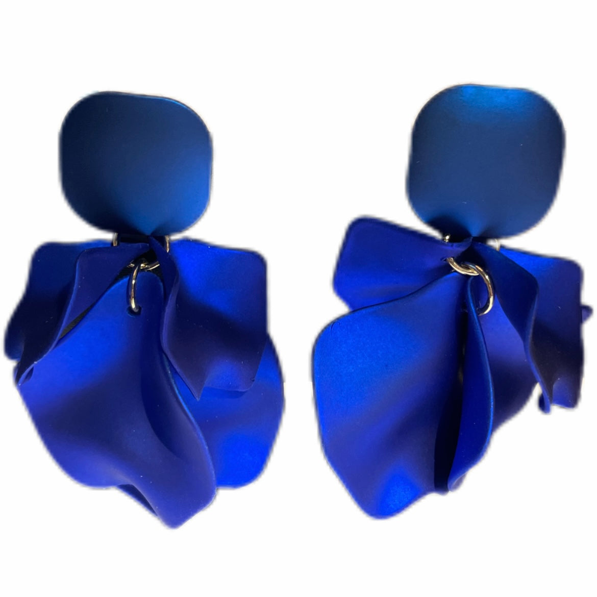 Blauer metallic Foglia