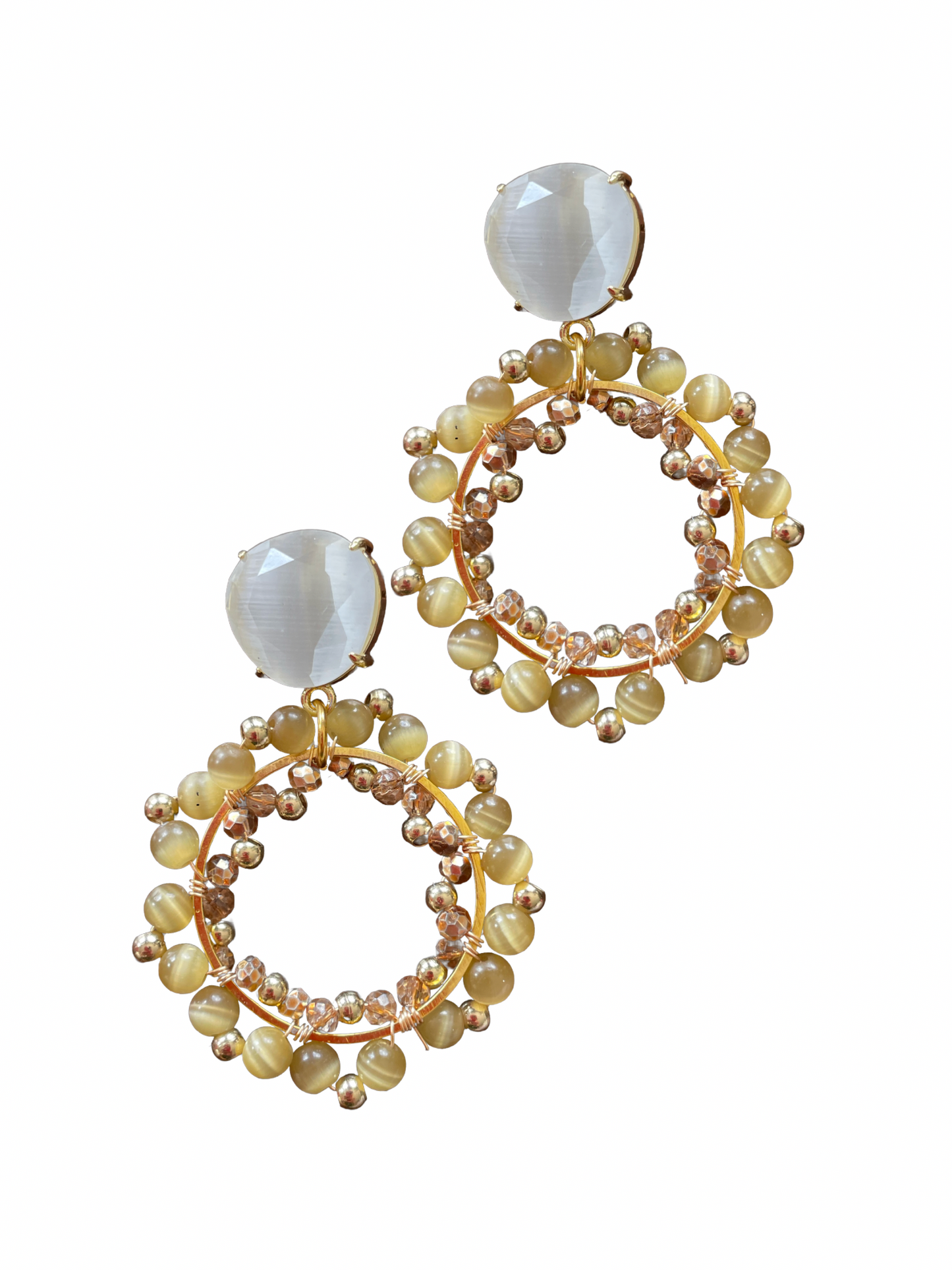 Vonni Duo beige Gold mit weissen Top