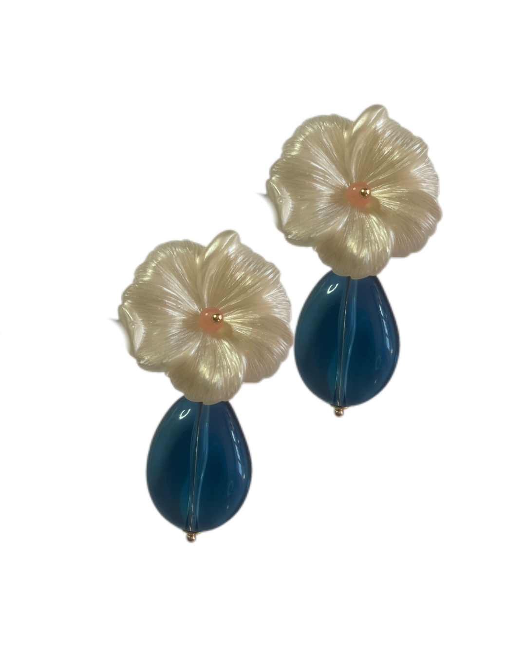 Creme Hebe mit blauem Candy