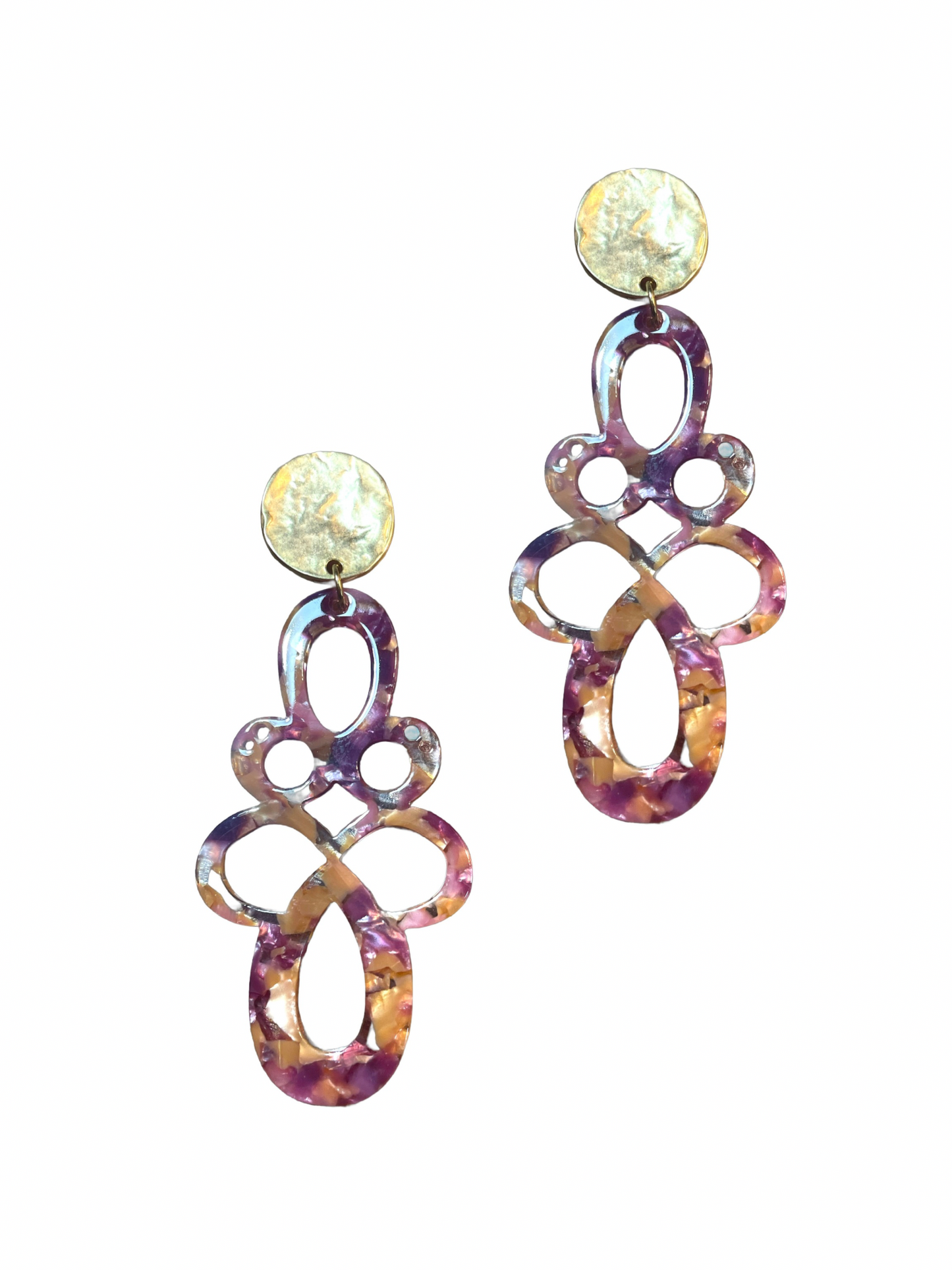 Clip Bow Lila gold