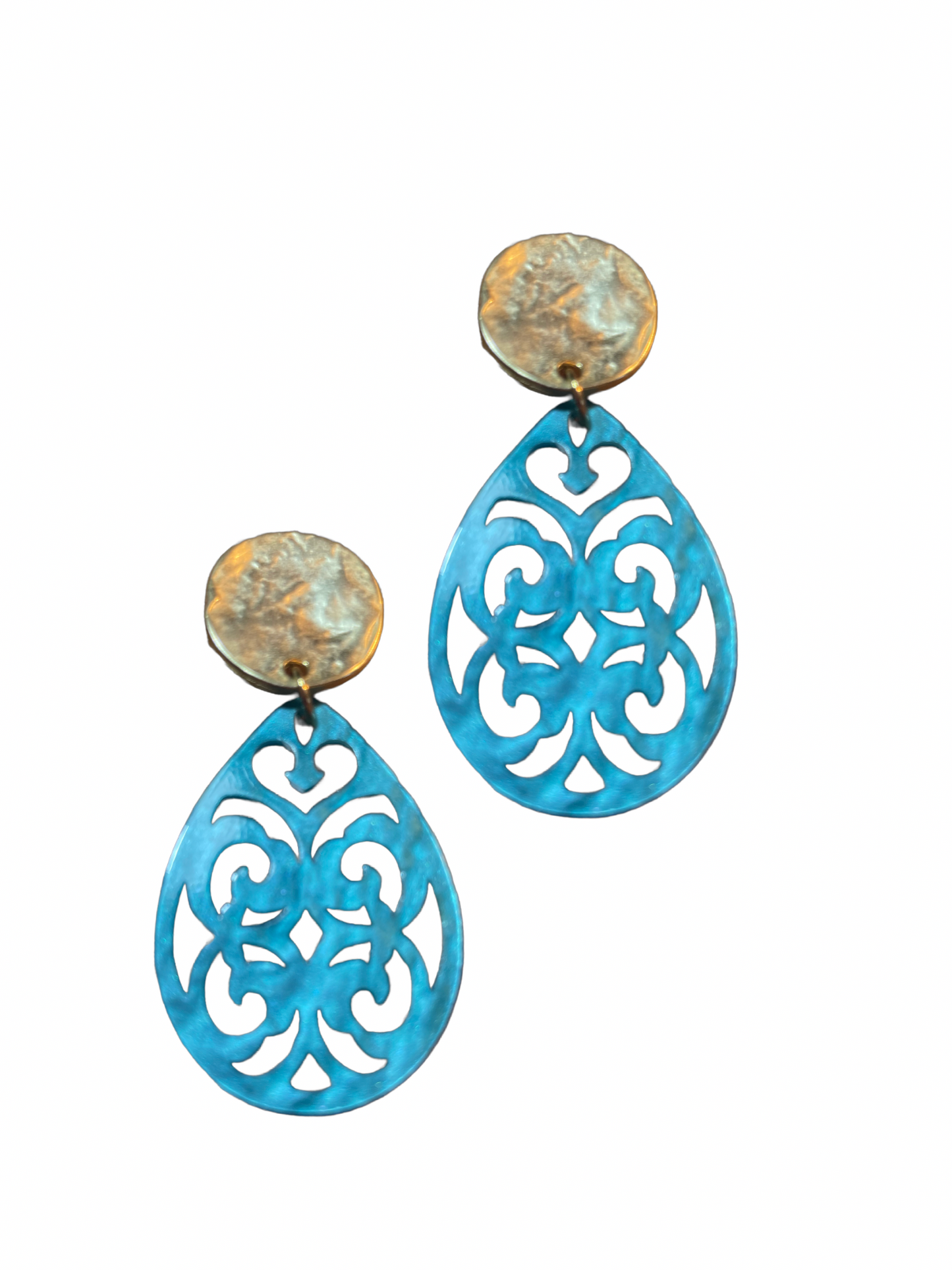 Bow Tropfen Sabi Jeansblau Clip