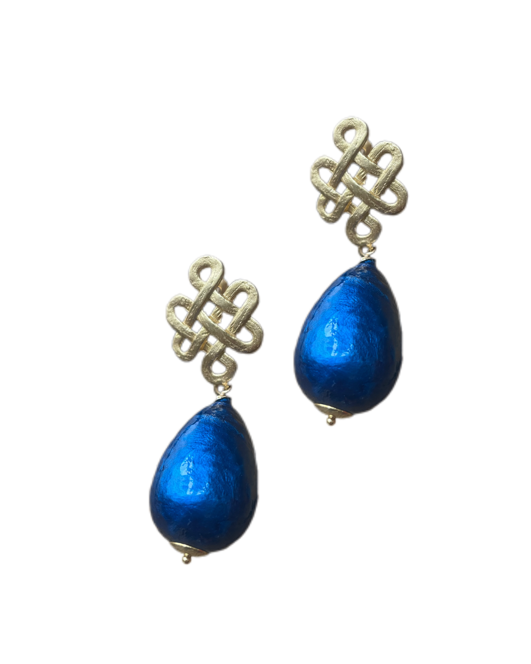 Glücksknoten mit blauen Nuvola