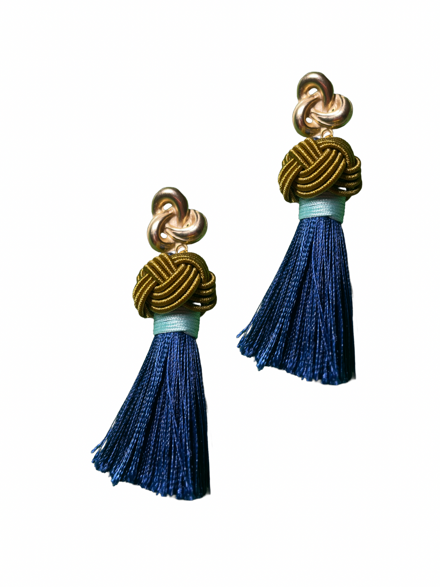 Nodo XL Gold mit blauer Quaste