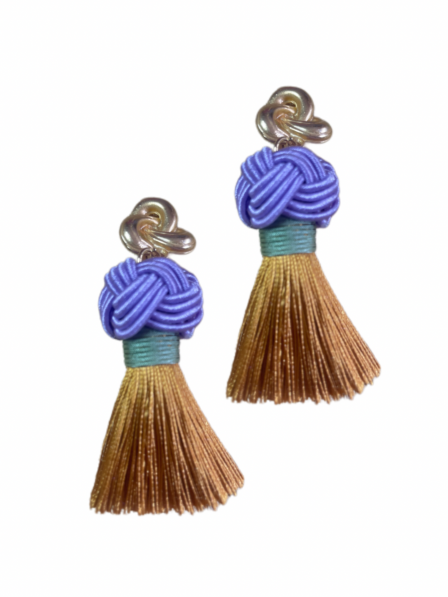 Clip Nodo XL lila mit goldener Quaste