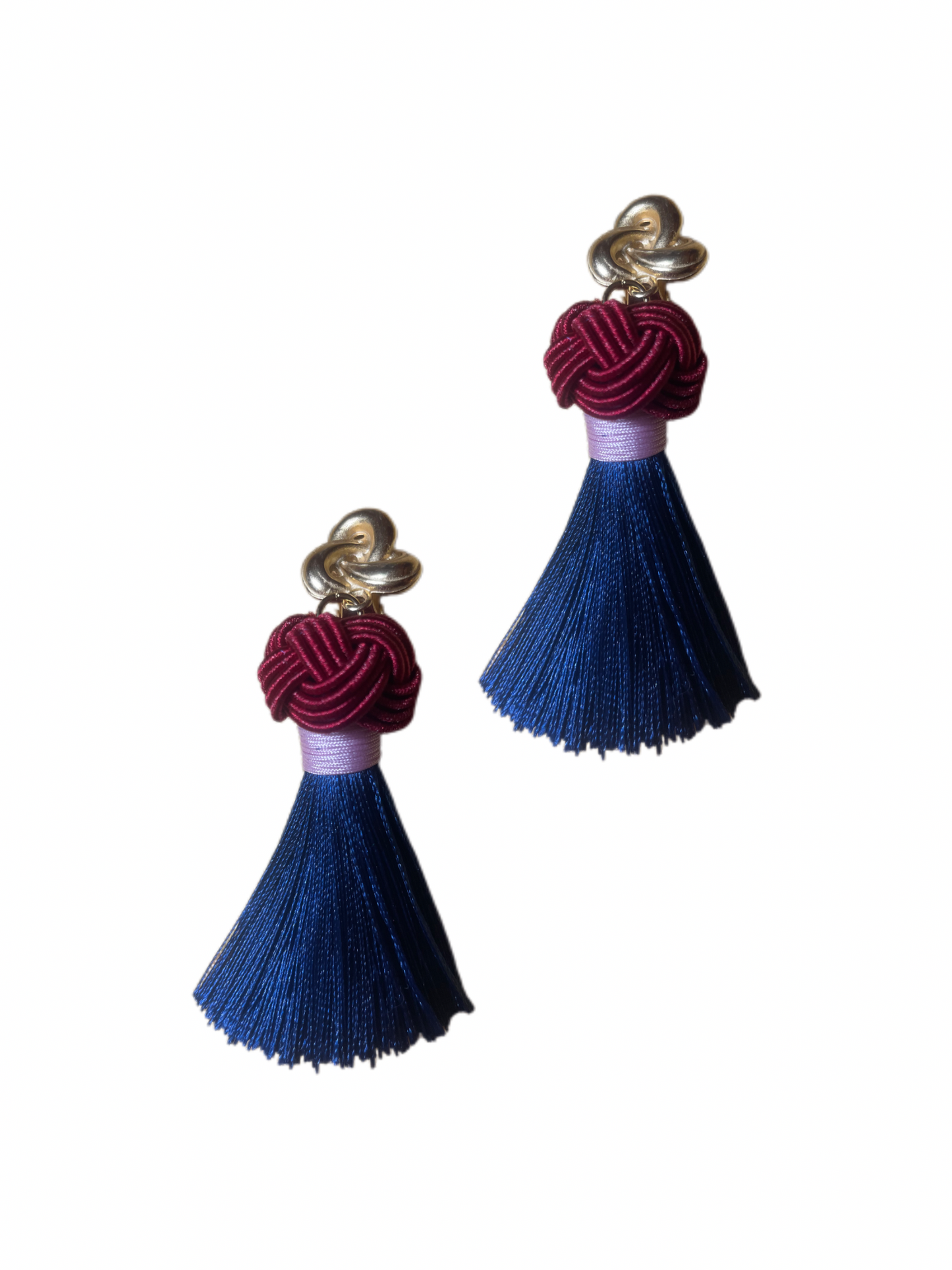 Nodo XL blau mit pinker Quaste