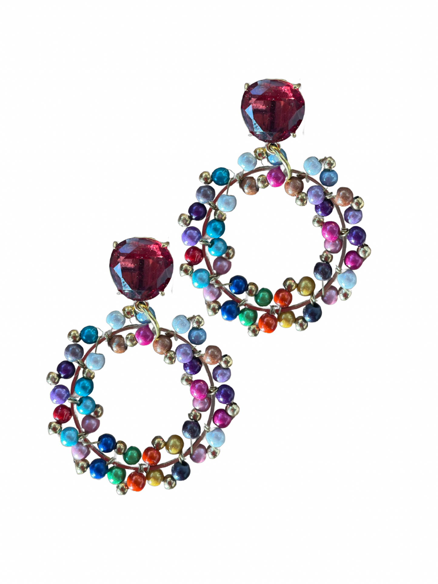 Vonni mit bunten Magic Beads und fuchsia Kristalltop
