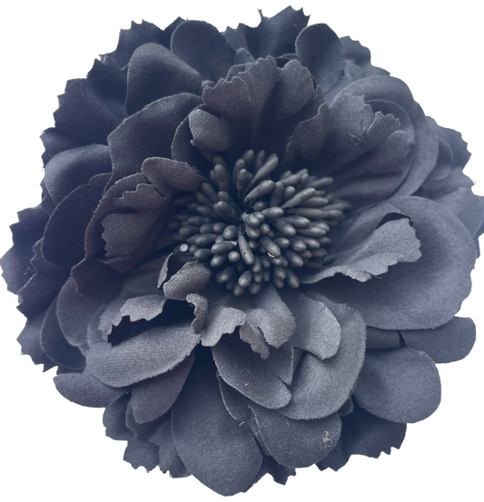 Spilla Blume schwarz