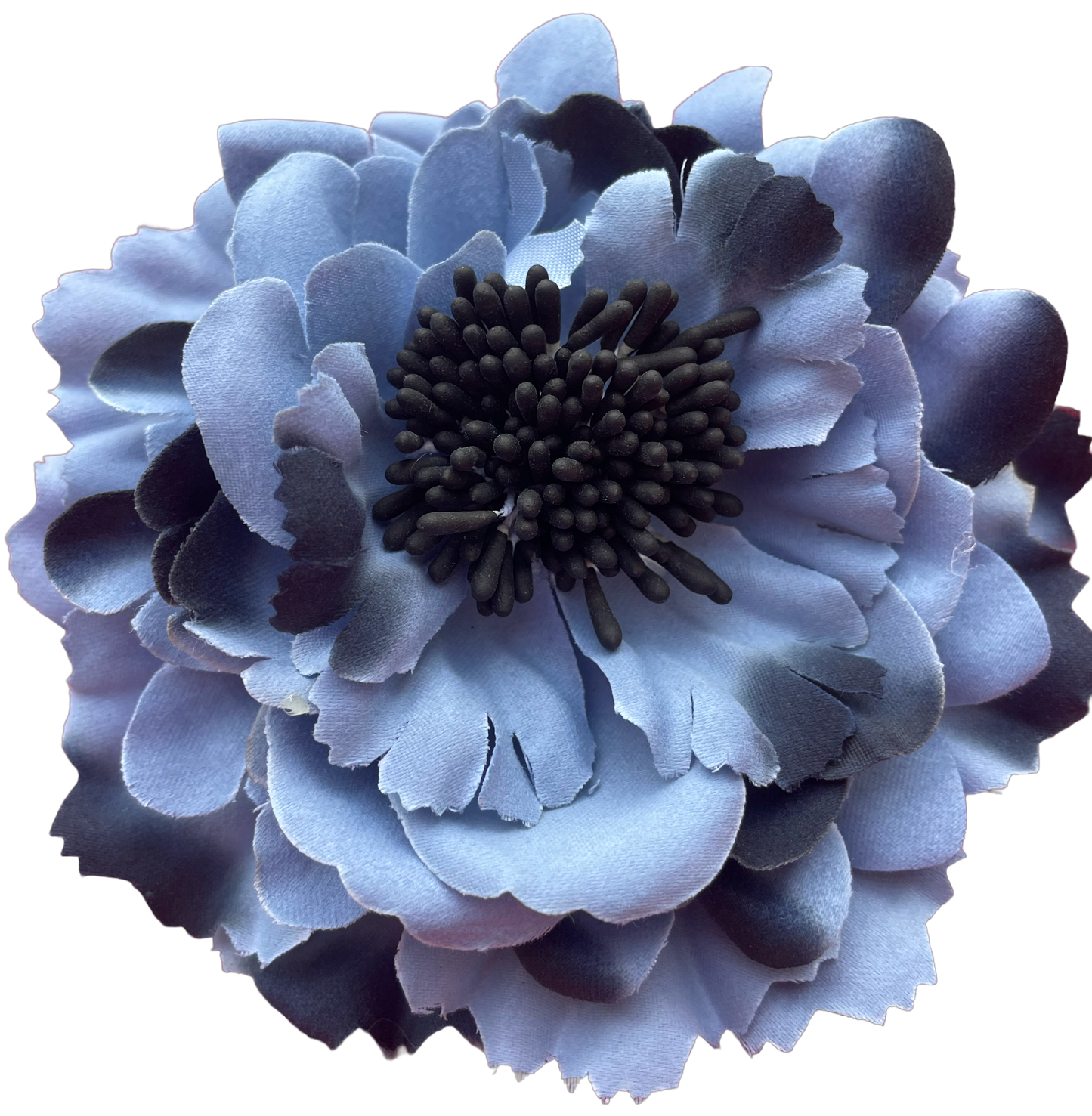 Spilla Blume grau blau