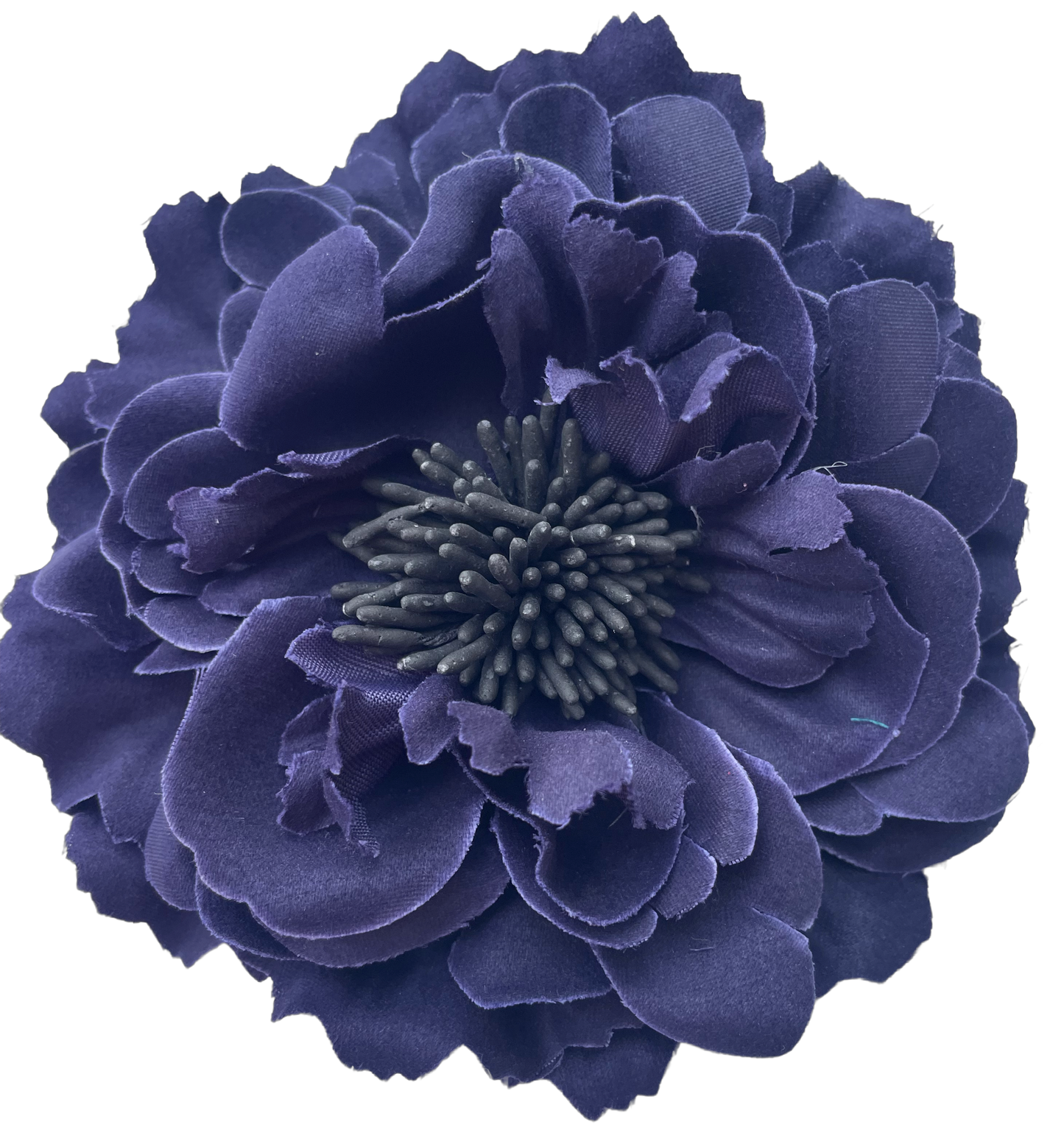 Spilla Blume dunkel blau