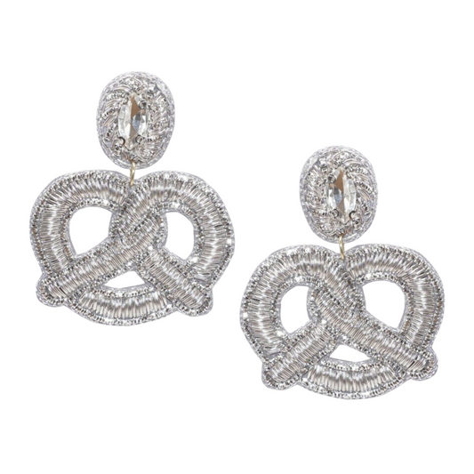 Clip Brezel Silber
