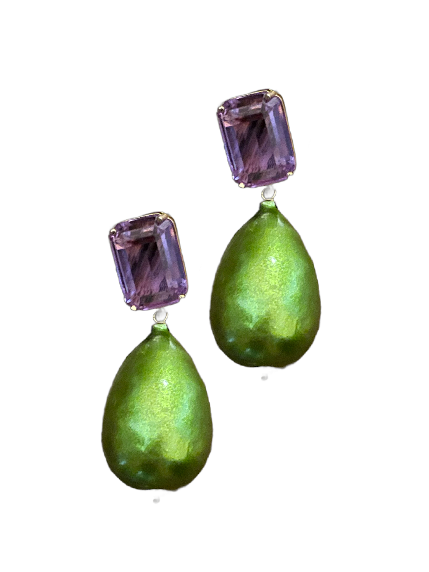 Grüne Nuvola mit blauem Kristallstecker (Copy)