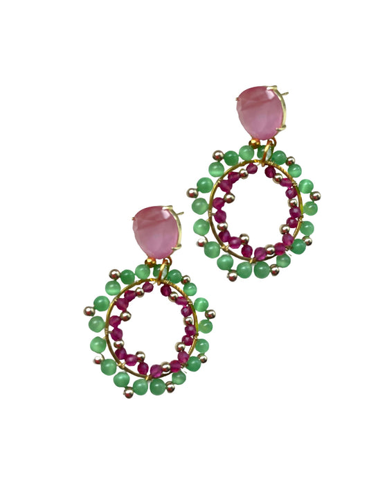 Vonni Duo grün pink mit rosa Top