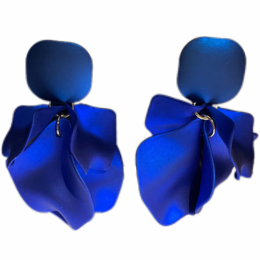 Blauer metallic Foglia