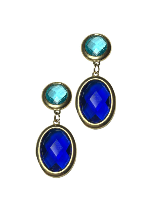 Castello Gold blau oval