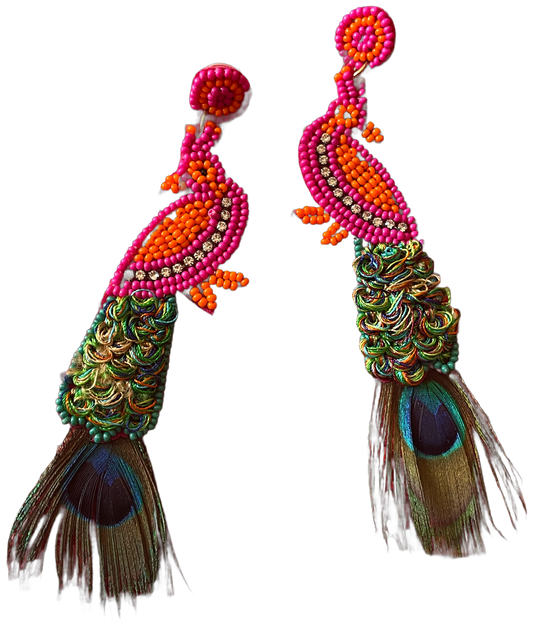 Deluxe Pfau pink