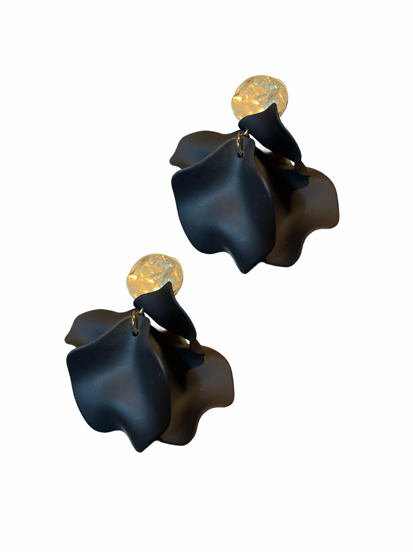 Clip Schwarz mit Gold Foglia