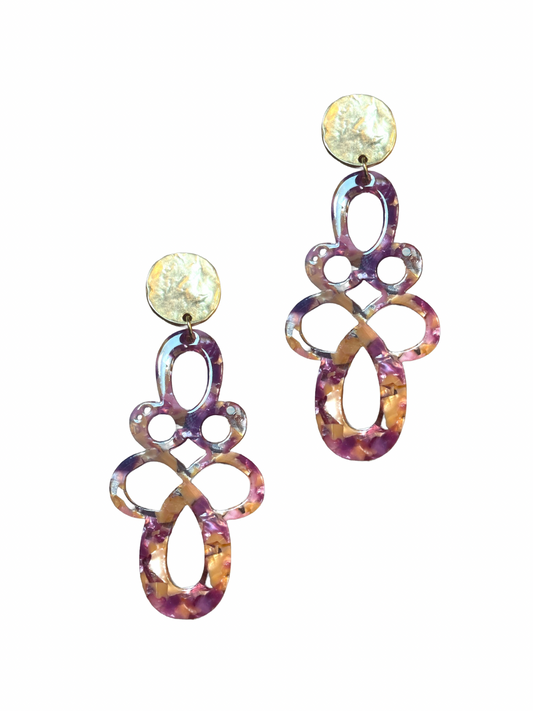 Clip Bow Lila gold