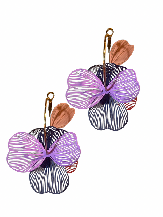 Hoop Flora Dunkel Bunt