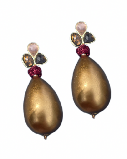 Goldene Nuvola mit Edelstein Top