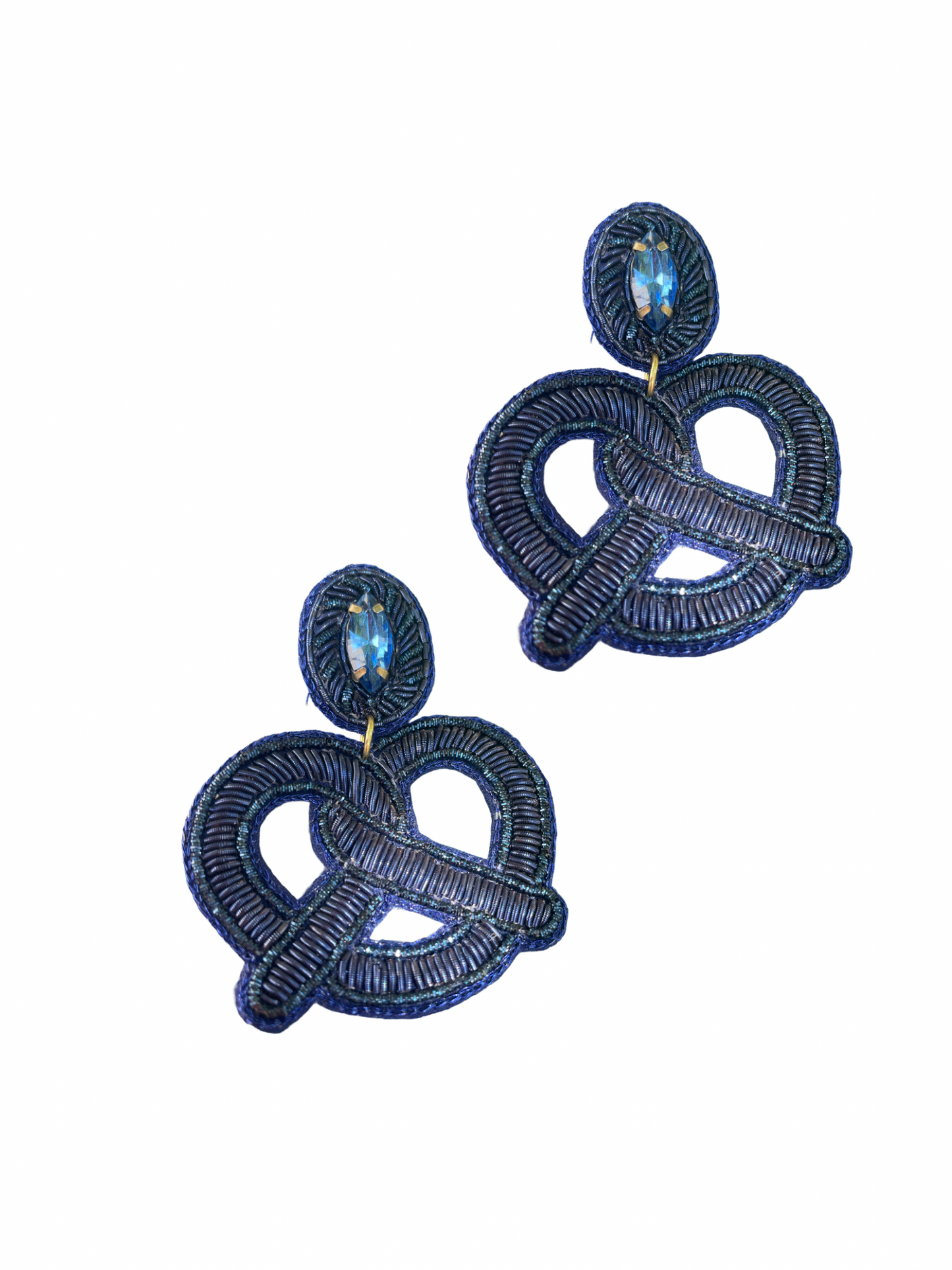 Brezel blau