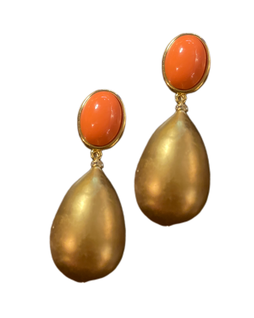 Goldene Nuvola mit apricot Cabouchon