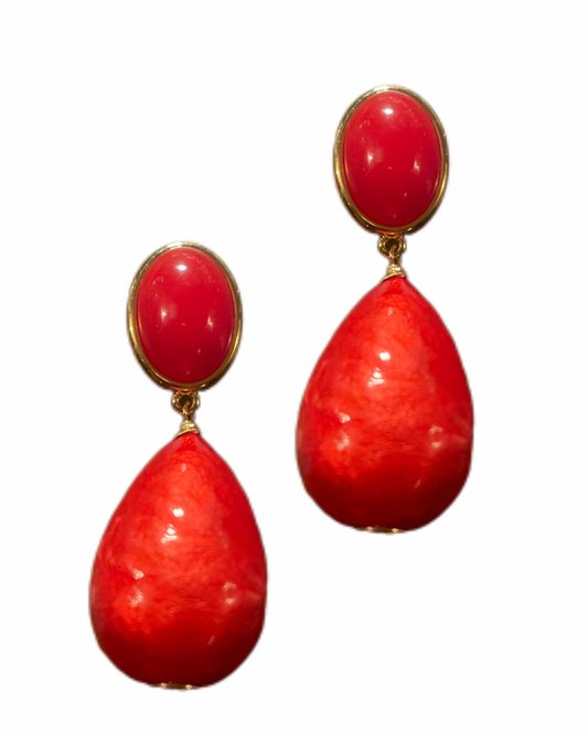 Rote Nuvola mit rotem Cabouchon