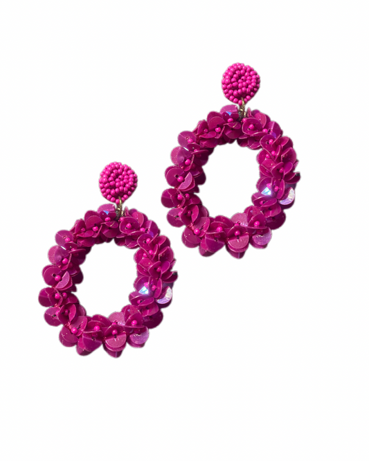 Gala fuchsia oval