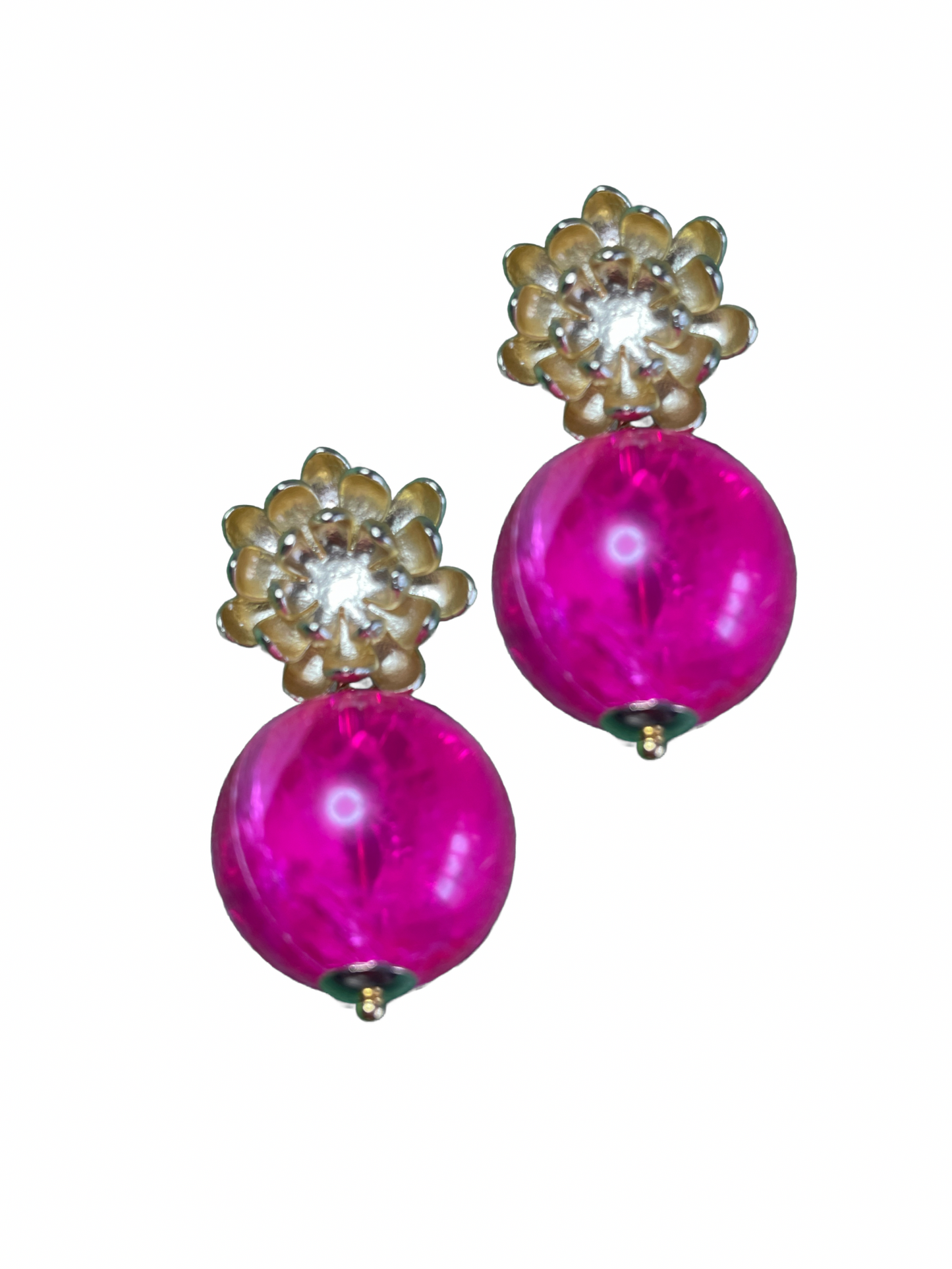 Kamelie mit pinker Perle