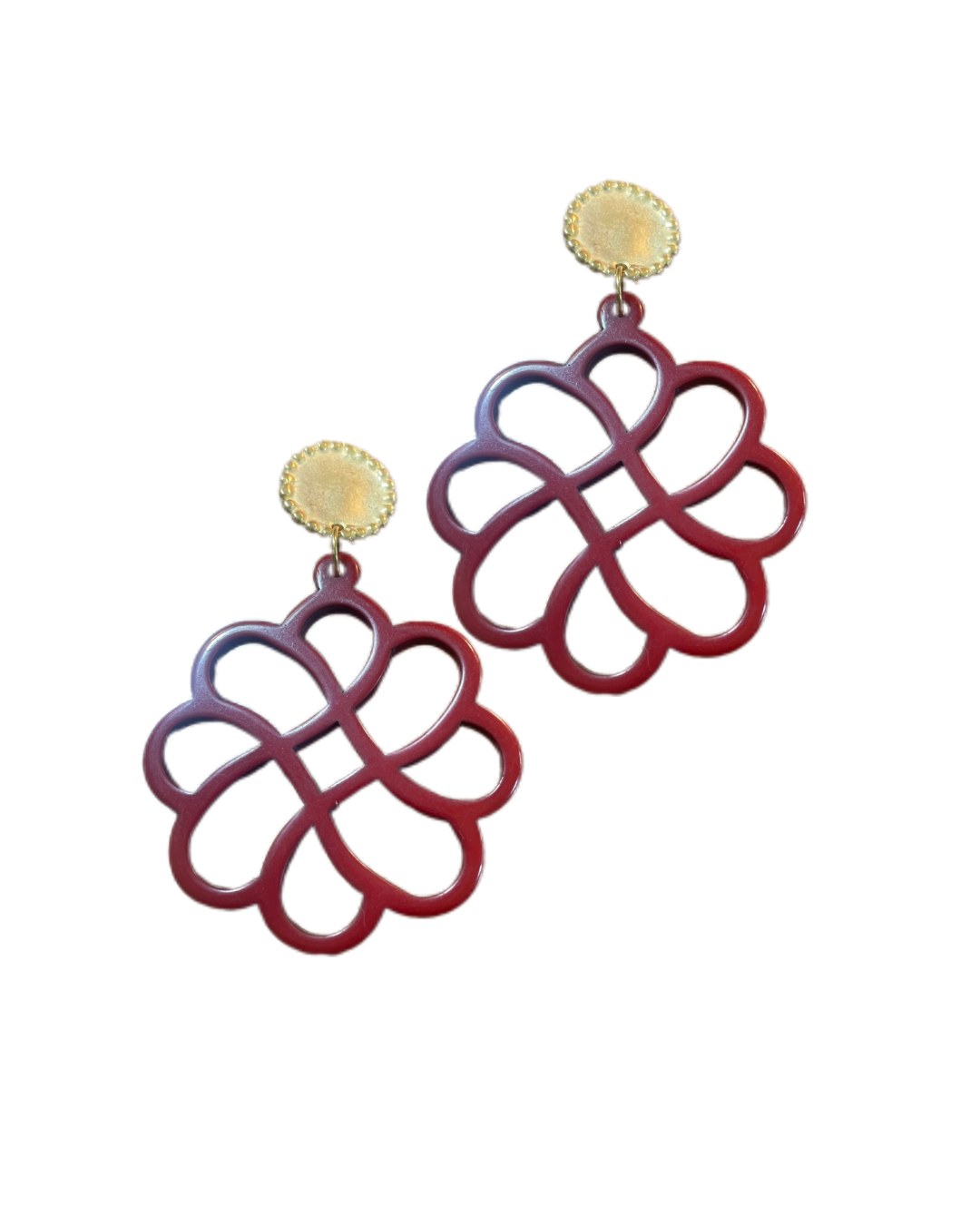 Clip Nora Blume Bordeaux