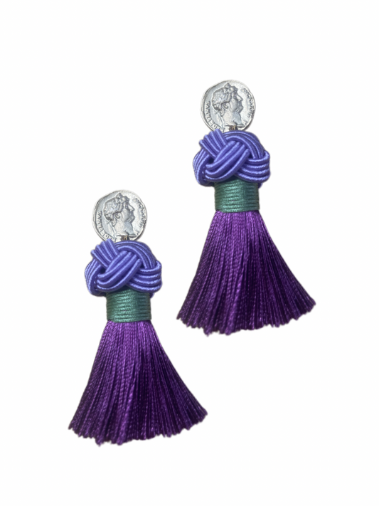 Clip Nodo XL lila mit lila Quaste