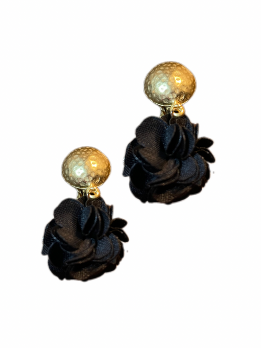 Clip mit schwarzer Fleur Blume