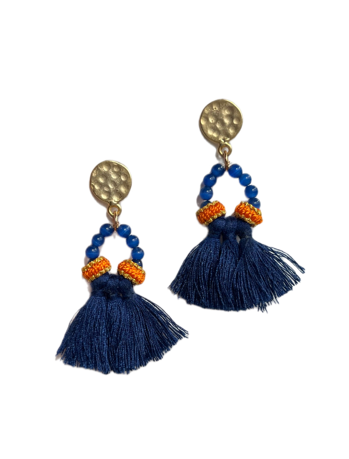 Coco Blau mit Orange Nodo