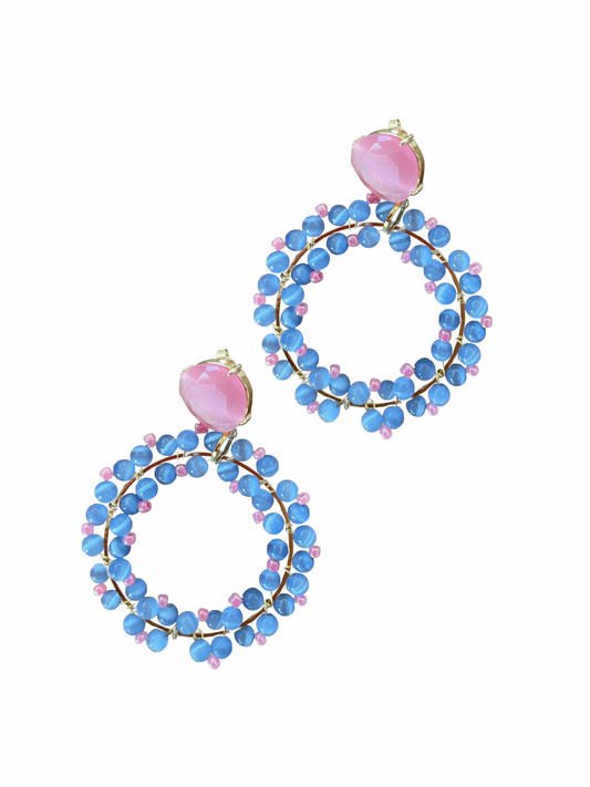 Vonni hell blau mit rosa Top