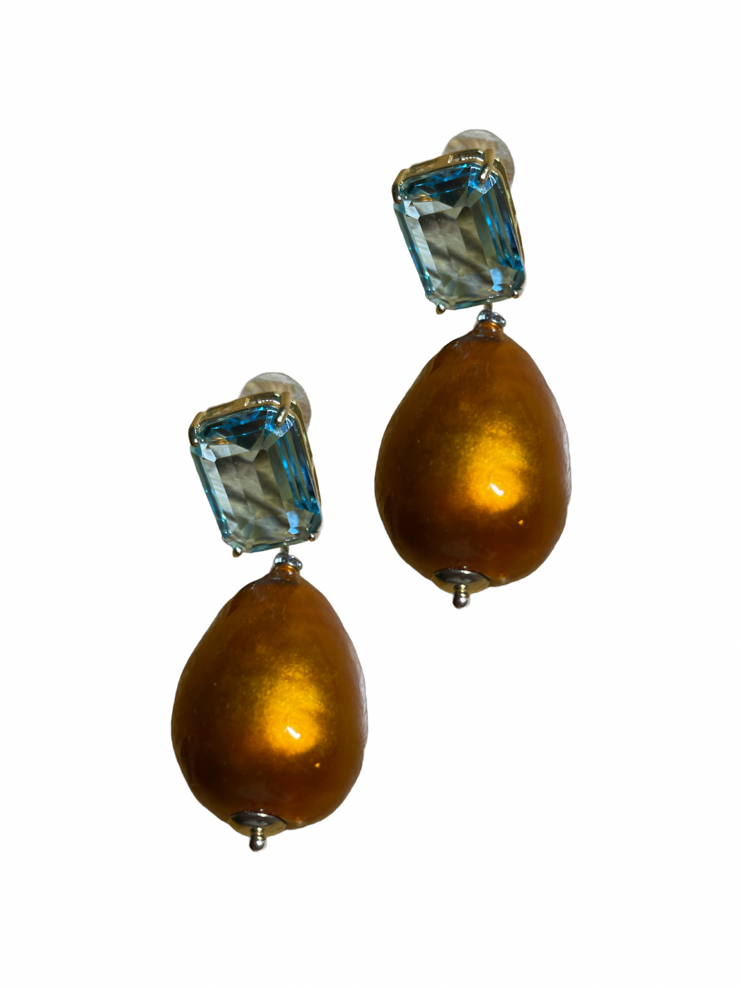 Kupfer Nuvola mit Blauer Top