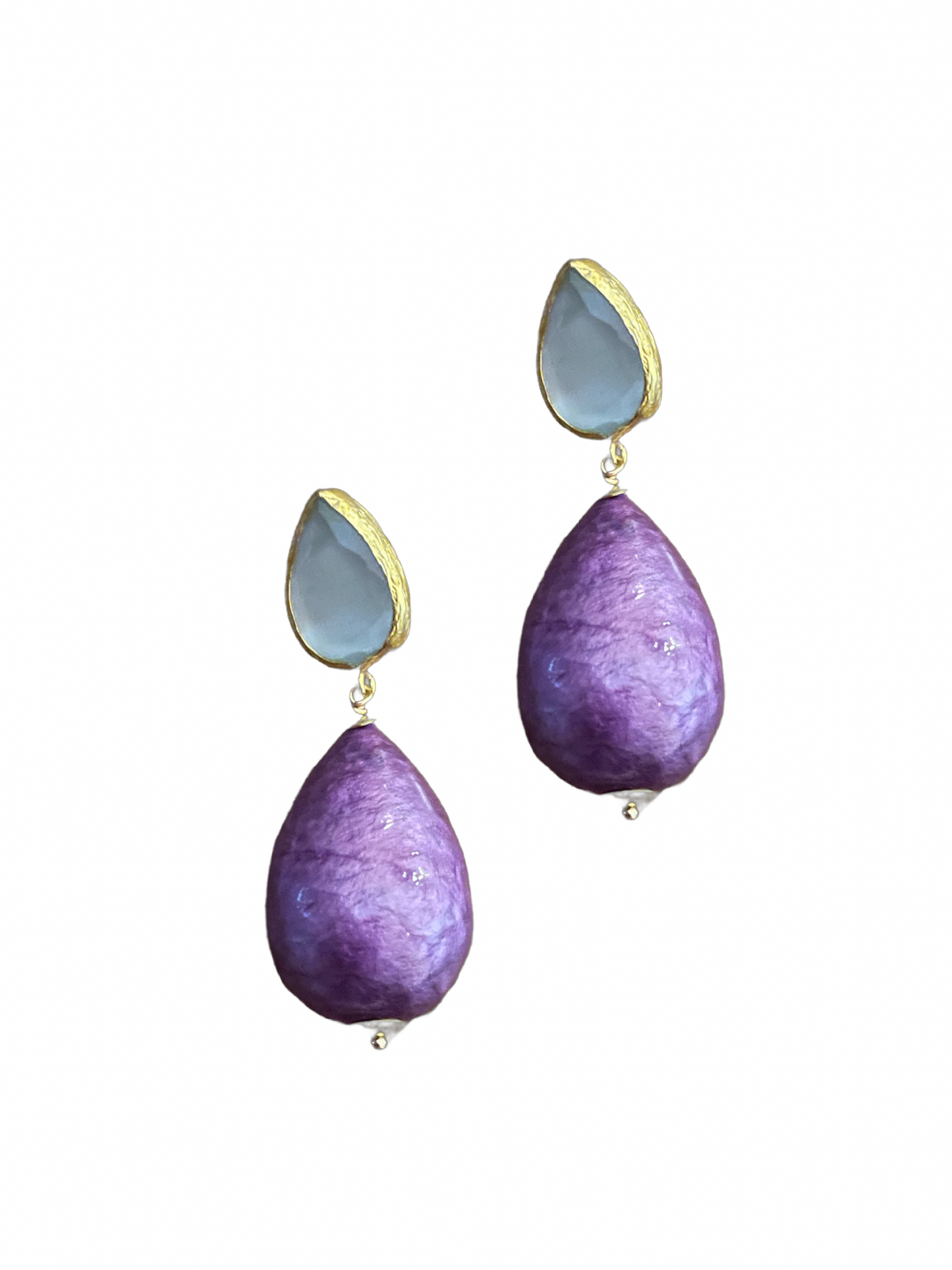 Lila Nuvola mit Grauen Top