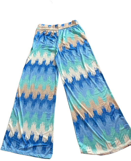 Hose Ikat Hell Blau - one size fits all!